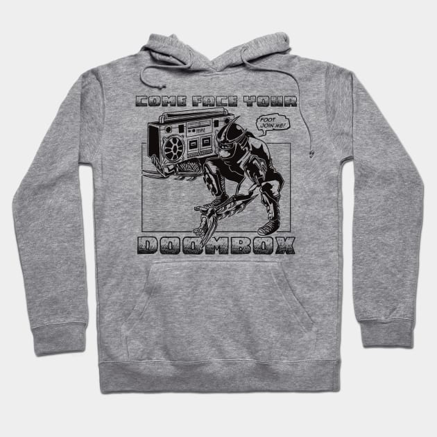 Doombox Shredder Hoodie by Hojyn